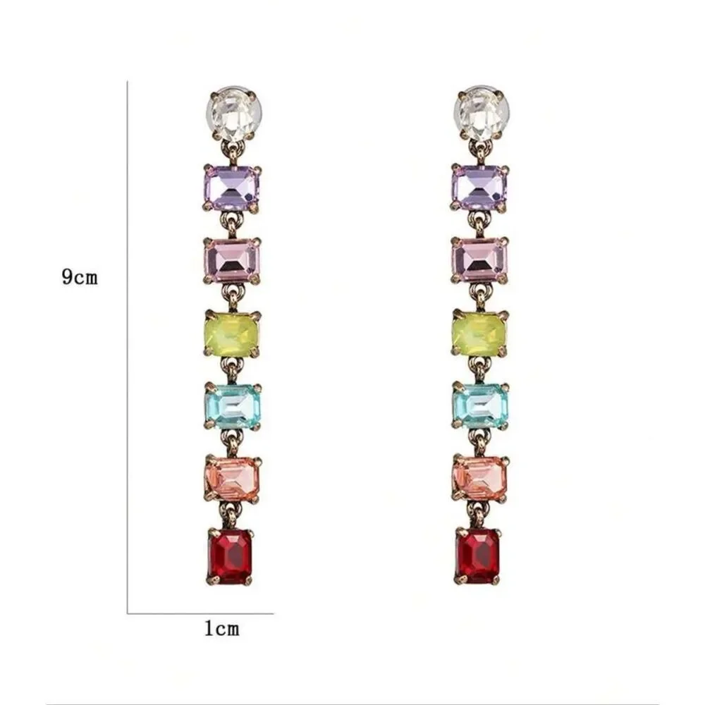 Beautiful Multicolored Dangle Earrings